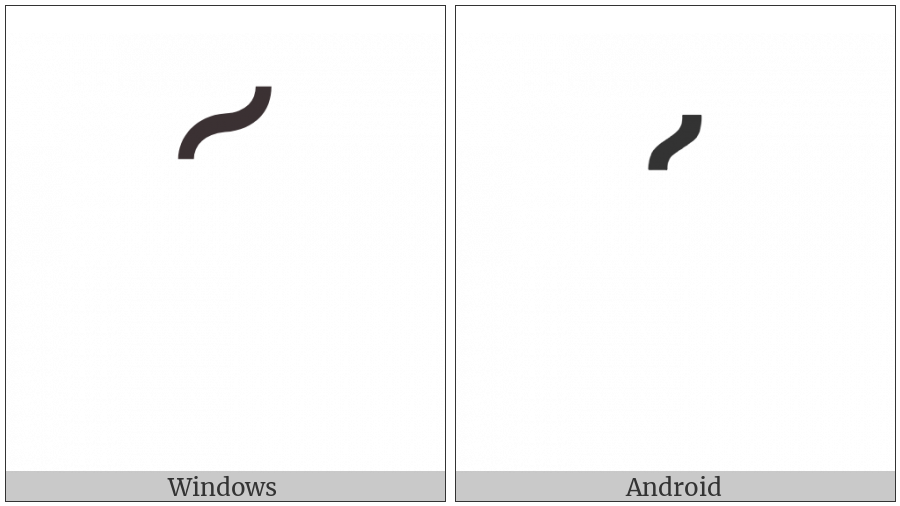 Armenian Exclamation Mark on various operating systems