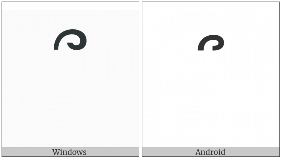 Armenian Question Mark on various operating systems