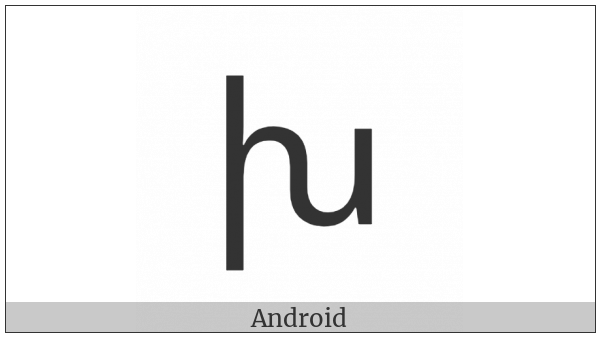 Armenian Small Letter Xeh on various operating systems