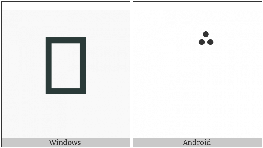 Hebrew Accent Segol on various operating systems