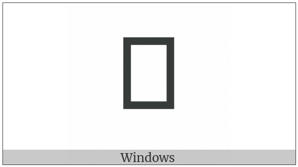 Control Character on various operating systems