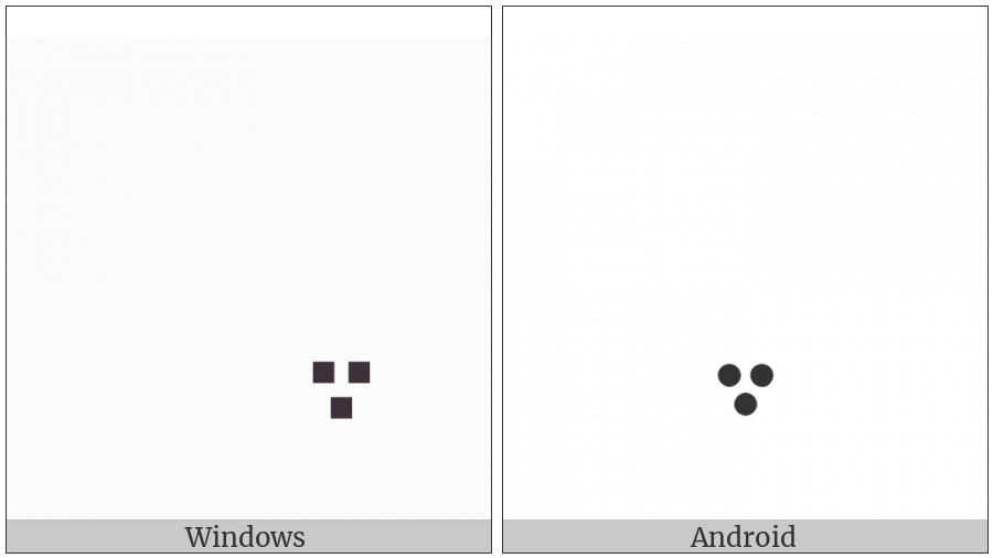 Hebrew Point Segol on various operating systems