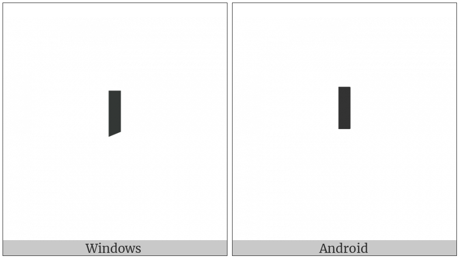 Hebrew Letter Yod on various operating systems