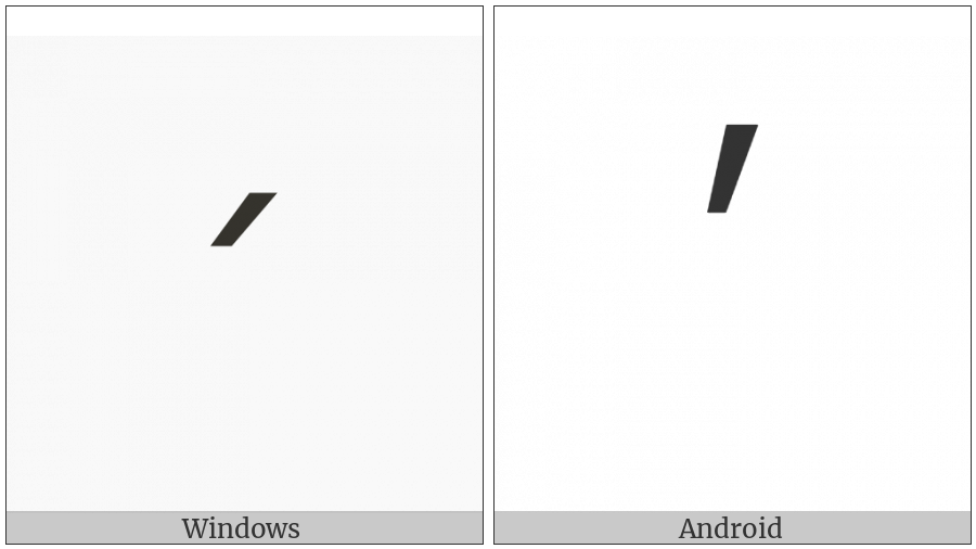 Hebrew Punctuation Geresh on various operating systems