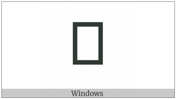 Syriac Two Vertical Dots Above on various operating systems