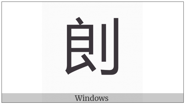 Cjk Compatibility Ideograph-2F821 on various operating systems