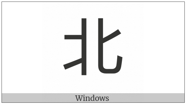 Cjk Compatibility Ideograph-2F82B on various operating systems