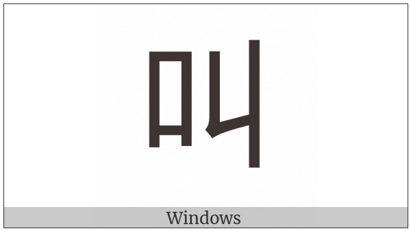 Cjk Compatibility Ideograph-2F839 on various operating systems