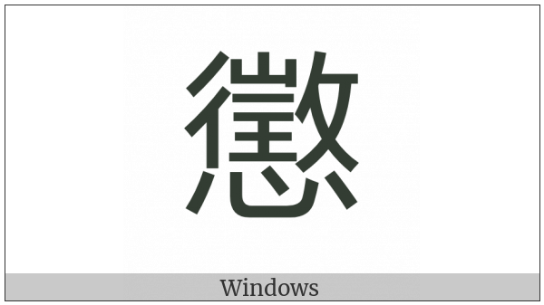 Cjk Compatibility Ideograph-2F8B0 on various operating systems
