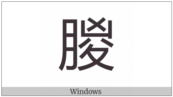 Cjk Compatibility Ideograph-2F8Da on various operating systems