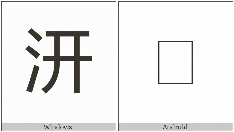 Cjk Compatibility Ideograph-2F8Fe on various operating systems