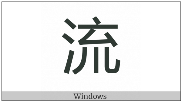 Cjk Compatibility Ideograph-2F902 on various operating systems