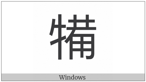 Cjk Compatibility Ideograph-2F925 on various operating systems