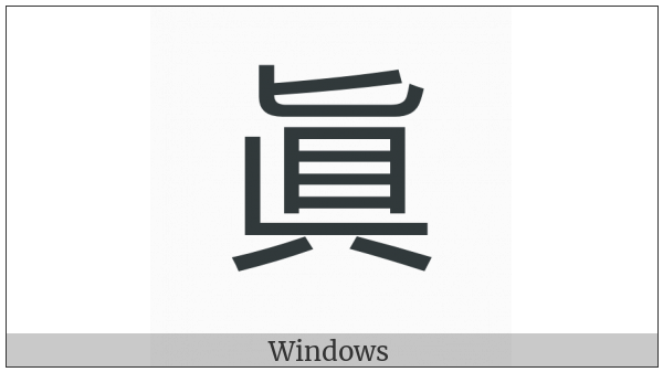 Cjk Compatibility Ideograph-2F945 on various operating systems