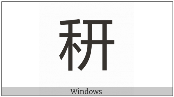 Cjk Compatibility Ideograph-2F958 on various operating systems