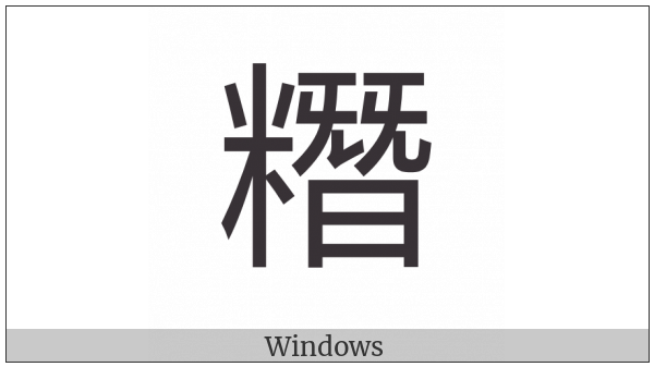 Cjk Compatibility Ideograph-2F969 on various operating systems