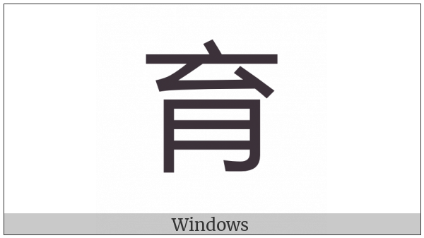 Cjk Compatibility Ideograph-2F982 on various operating systems