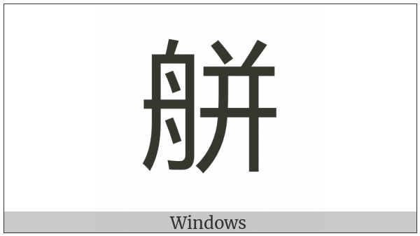 Cjk Compatibility Ideograph-2F98E on various operating systems