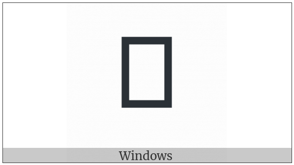 Thaana Letter Ghainu on various operating systems