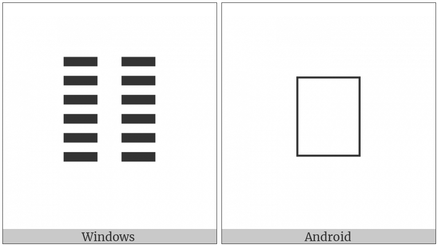 Hexagram For The Receptive Earth on various operating systems