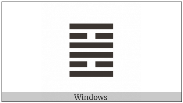 Hexagram For The Clinging Fire on various operating systems