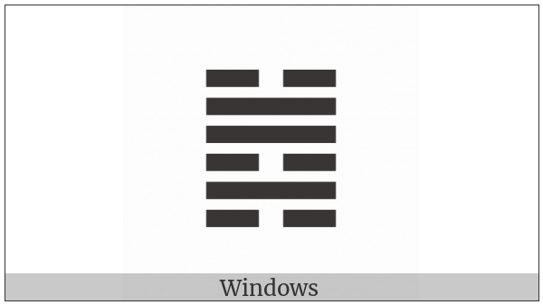 Hexagram For Oppression on various operating systems