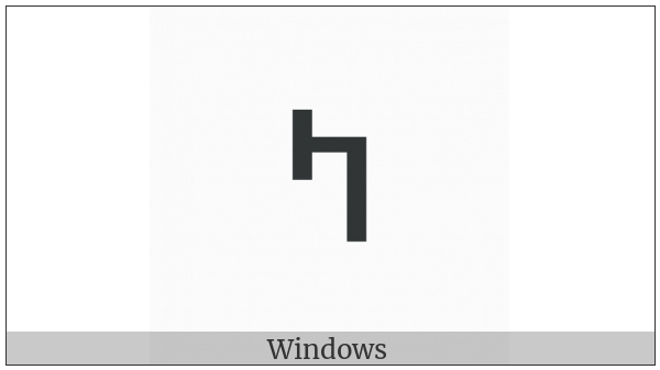 Nko Letter Ha on various operating systems