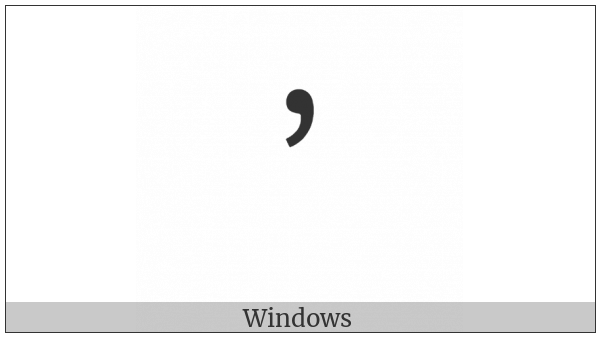 Nko High Tone Apostrophe on various operating systems