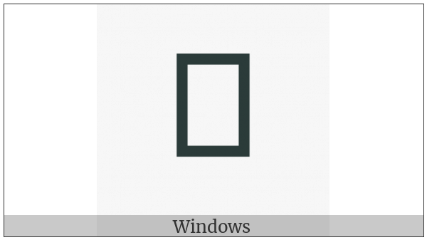 Samaritan Letter Taaf on various operating systems