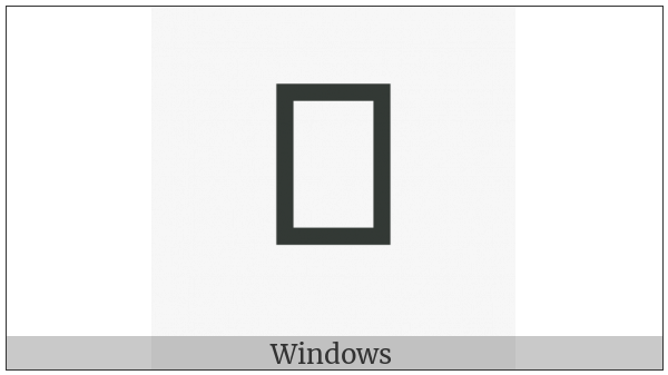Mandaic Letter Ak on various operating systems