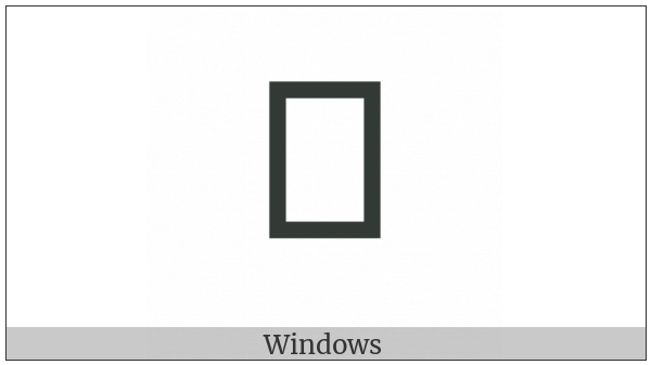 Mandaic Letter At on various operating systems