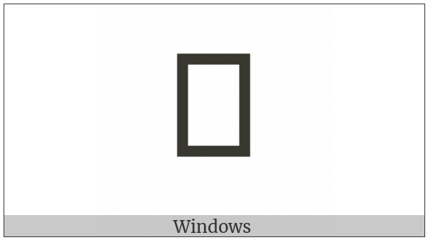 Devanagari Letter Ttha on various operating systems