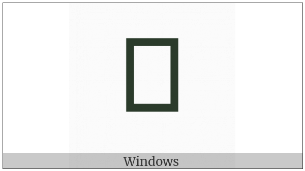Devanagari Letter Rha on various operating systems