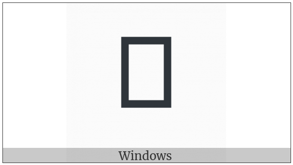 Bengali Sign Candrabindu on various operating systems
