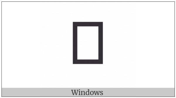 Bengali Letter Nna on various operating systems
