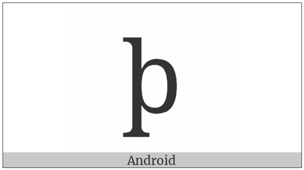 Latin Small Letter Thorn on various operating systems