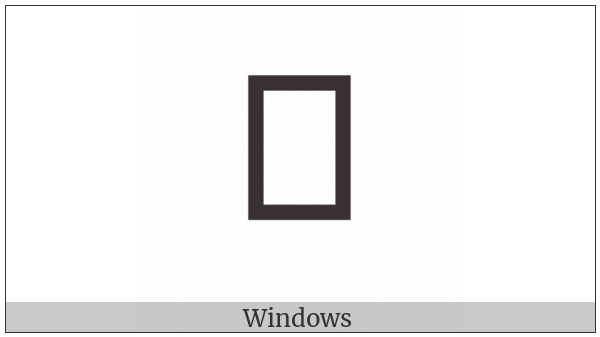 Gurmukhi Letter A on various operating systems