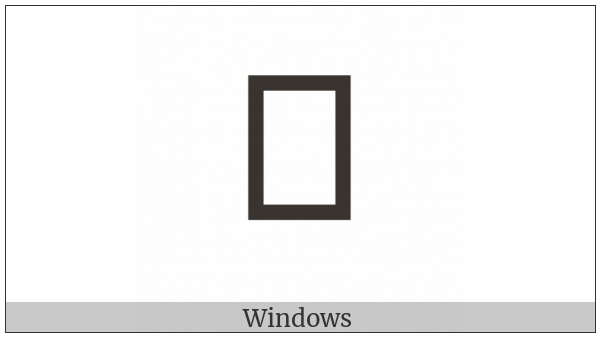 Gurmukhi Letter I on various operating systems