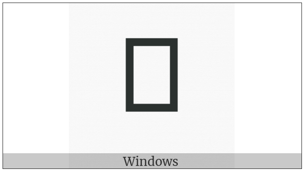 Gurmukhi Letter Ttha on various operating systems