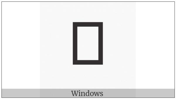Gurmukhi Letter Nna on various operating systems