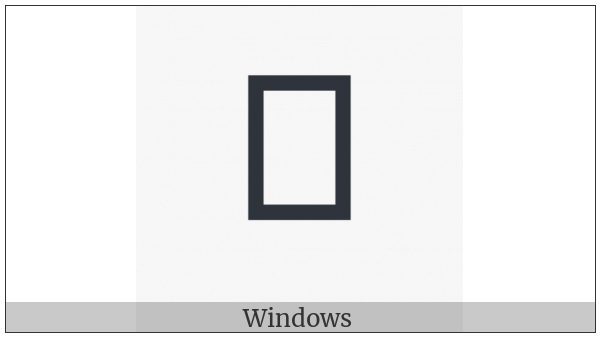Gurmukhi Letter Fa on various operating systems