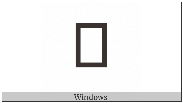 Gujarati Letter Vocalic R on various operating systems