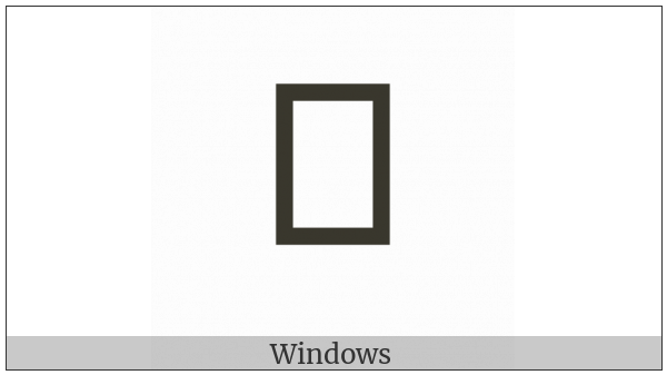 Gujarati Letter Da on various operating systems