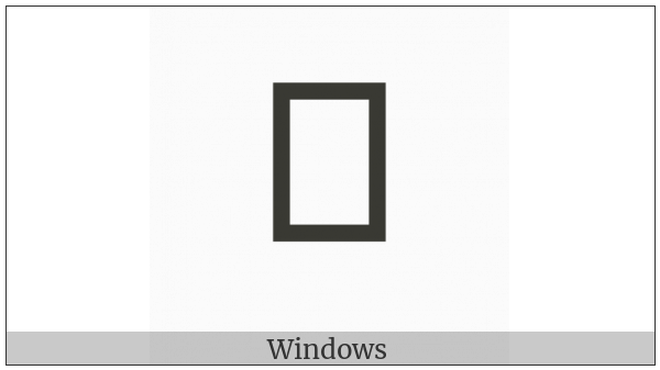 Gujarati Letter La on various operating systems