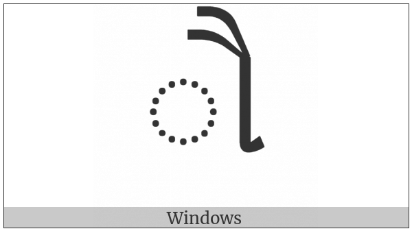 Gujarati Vowel Sign Au on various operating systems