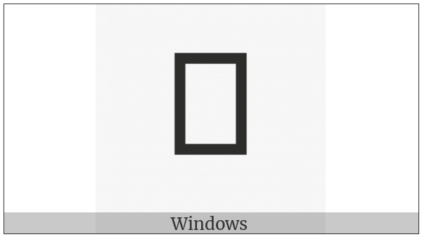 Oriya Letter Ai on various operating systems