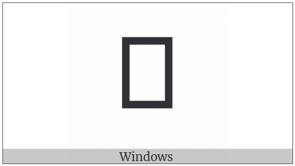 Oriya Letter Ba on various operating systems