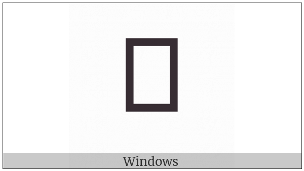 Oriya Letter Lla on various operating systems