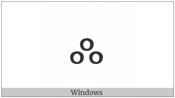 Tamil Sign Visarga on various operating systems