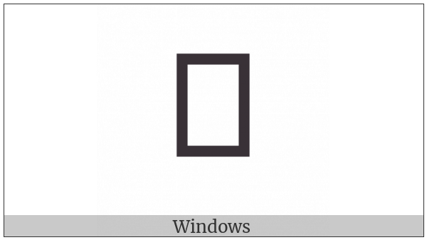 Tamil Letter A on various operating systems